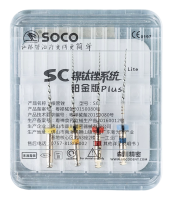 SOCO SC PLUS Lite ассорти - файлы с памятью формы, длина 25 мм, 4 шт. 