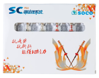 SOCO SC PRO - файлы с памятью формы, длина 19-31 мм, 6 шт. 